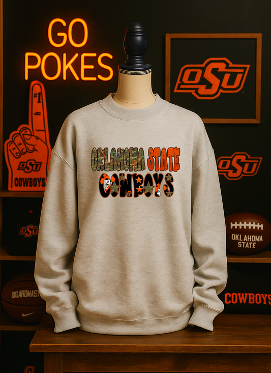 Camo Ok State Toddler Styles