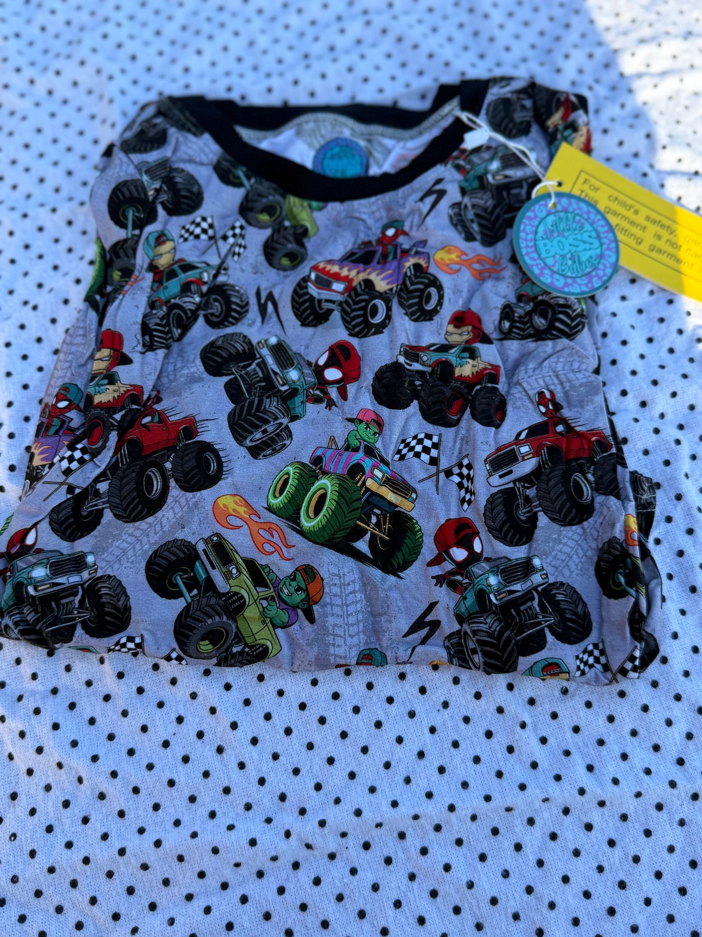 Spidey Trucks Bamboo Pj Set