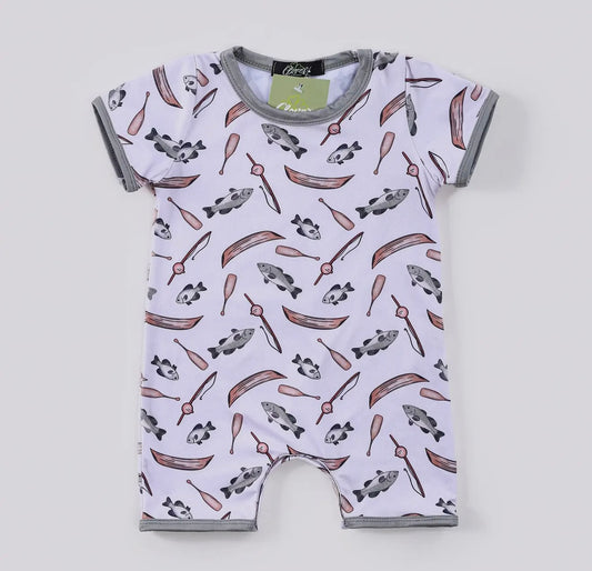 Sage Fishing Romper