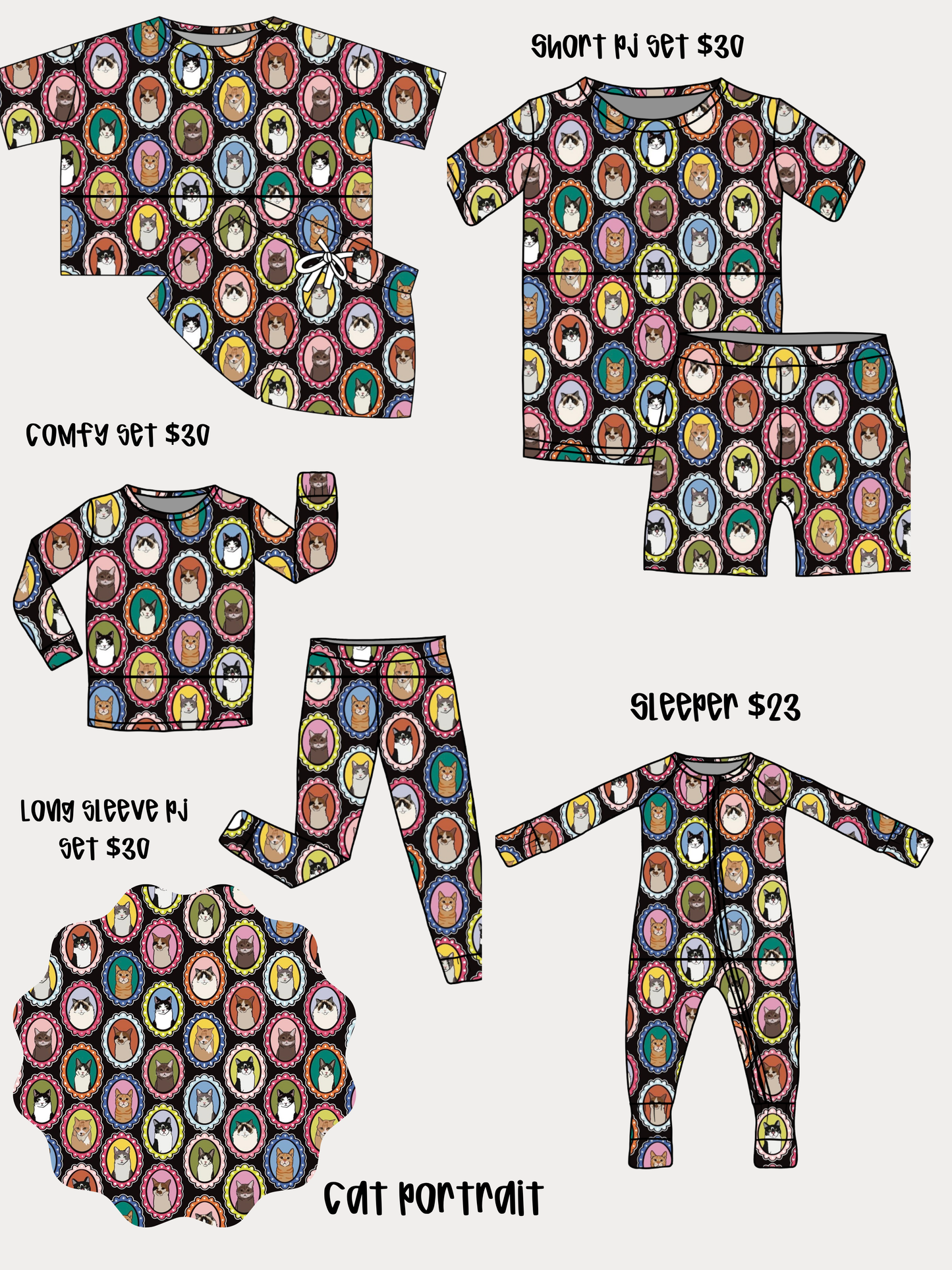 Long Pj Bamboo Set PRE ORDER