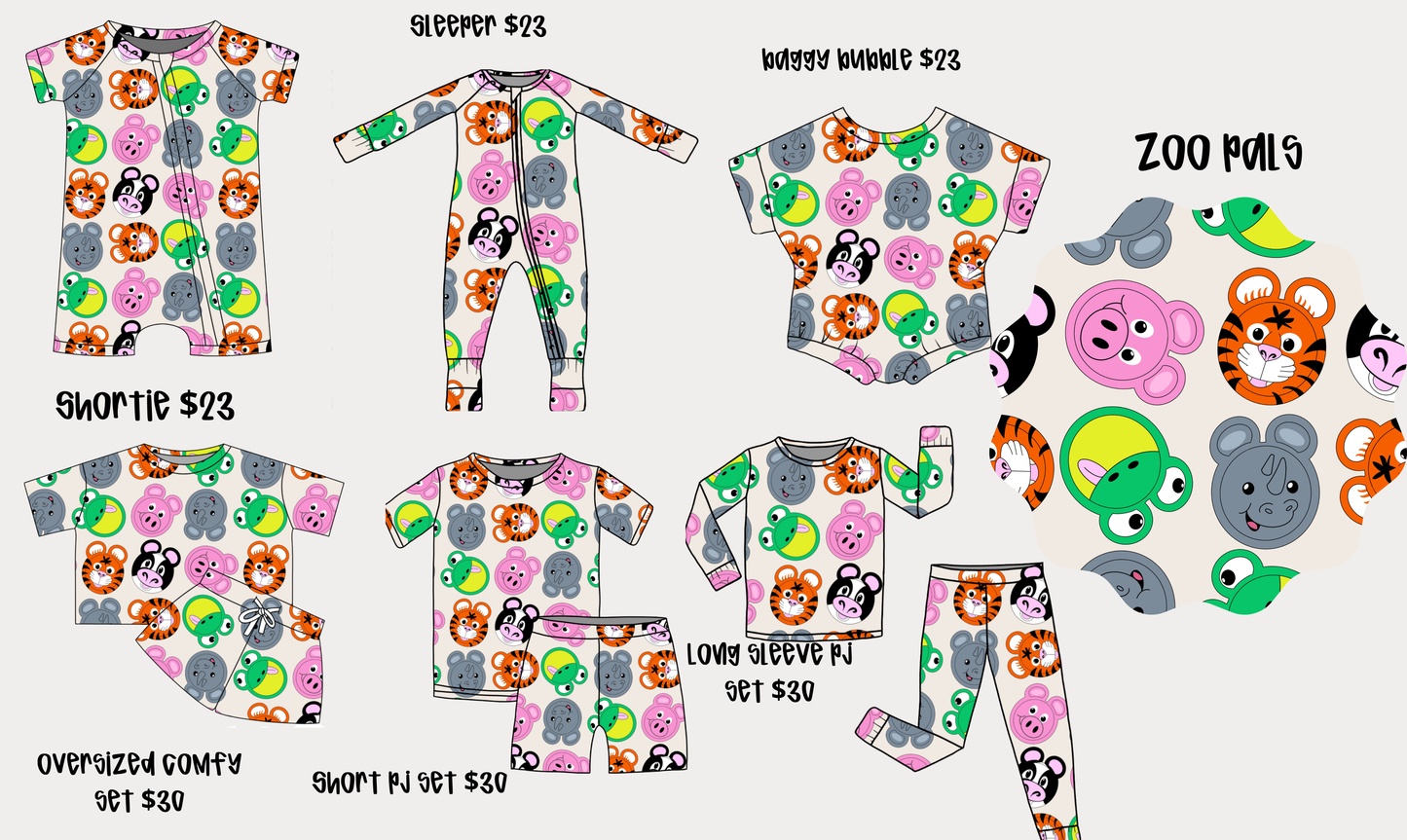 PRE ORDER Zoo Pals