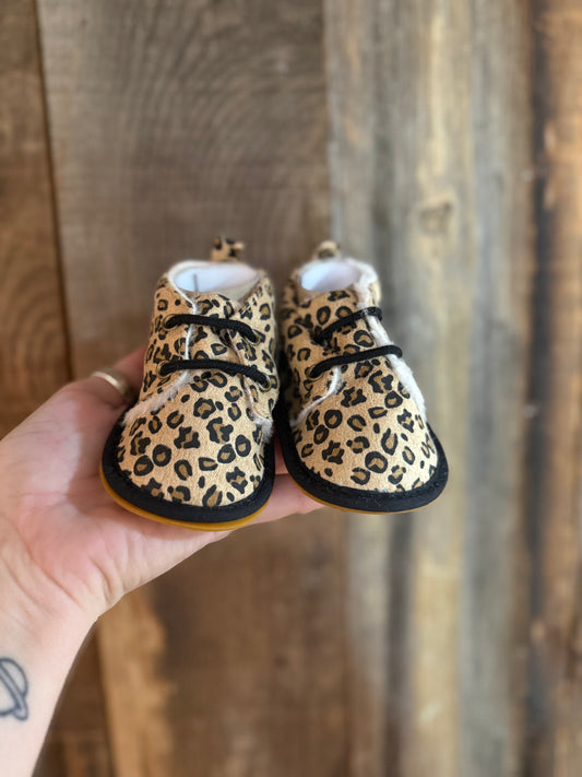 Leopard Infant Boots