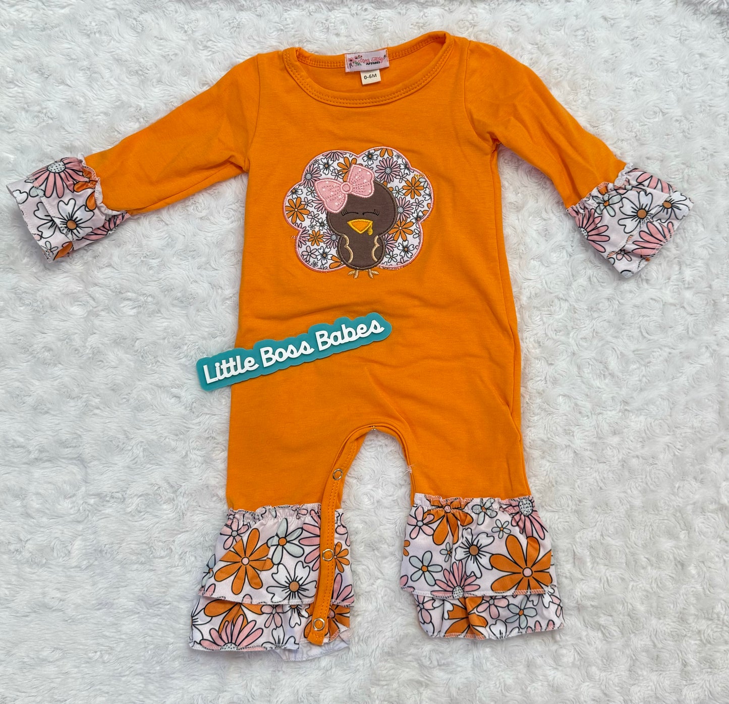 Turkey Daisy Romper