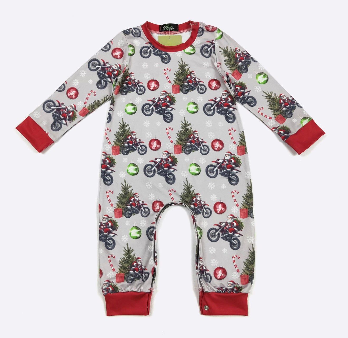 Dirt-Bike Santa Romper