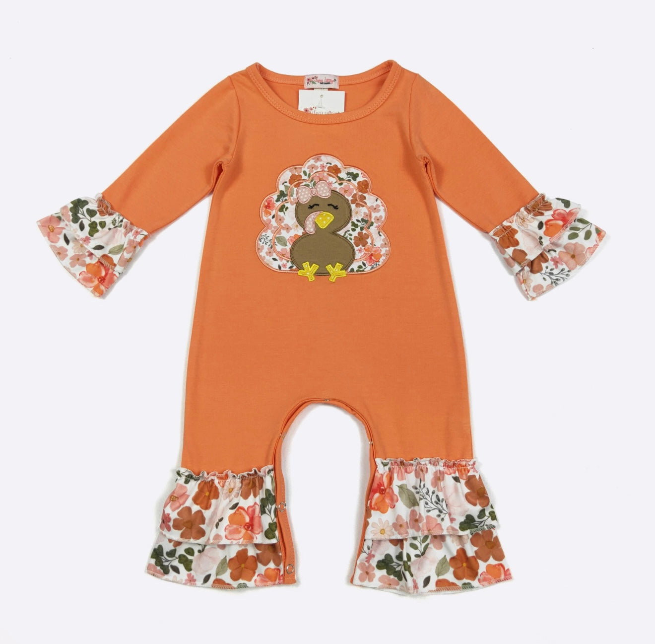Turkey Blooms Romper