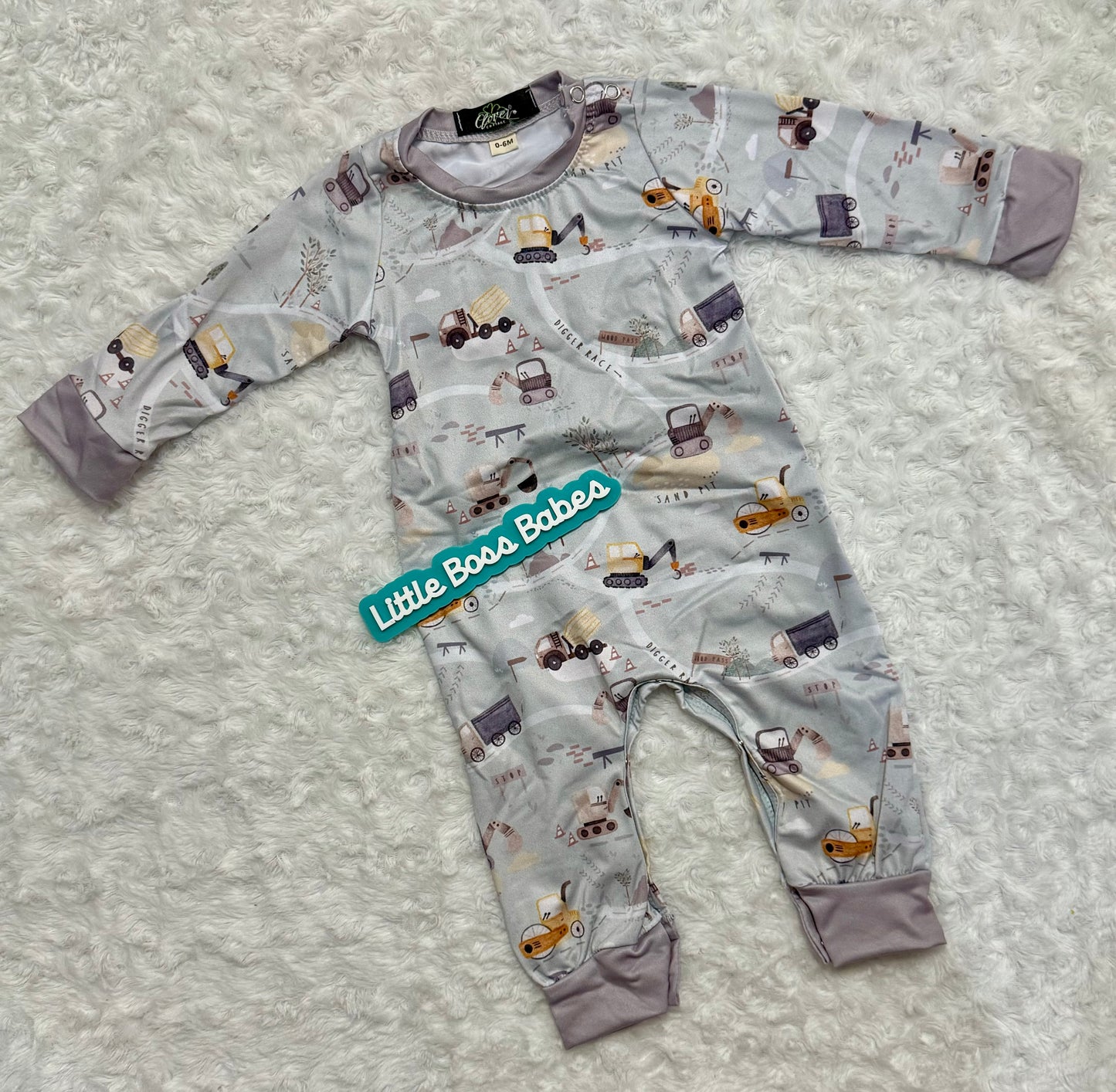 Digger Boy Romper