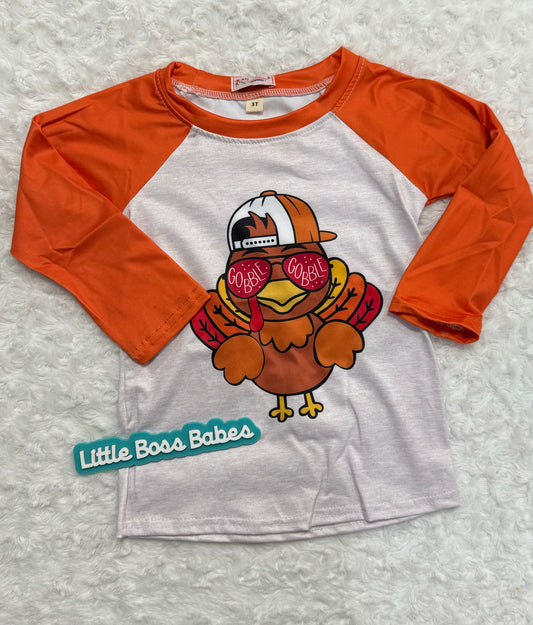 Gobble Gobble Boy Tee