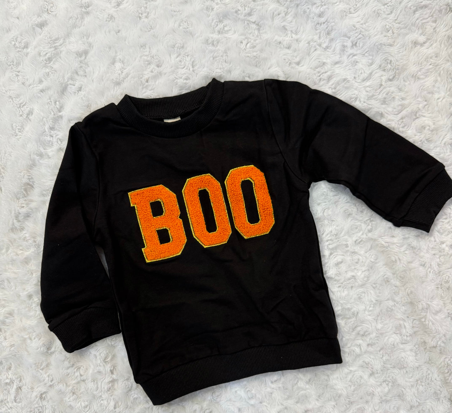 Boo Chenille Pullover