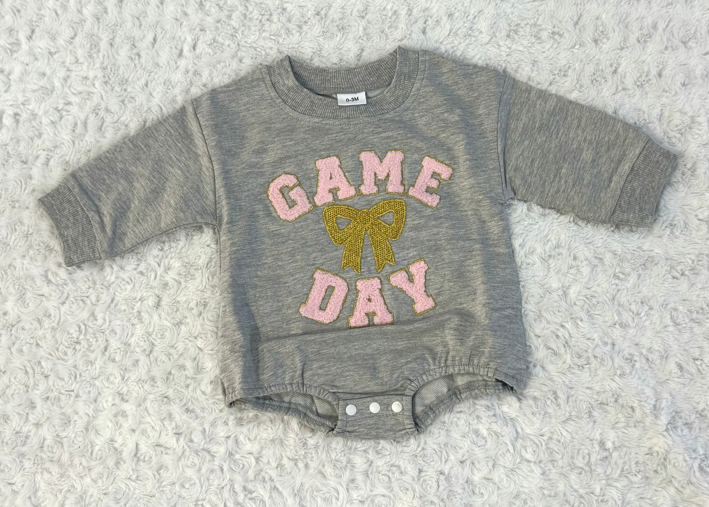 Game Day Romper Pink