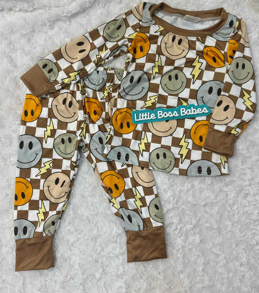 Brown Smiley Set