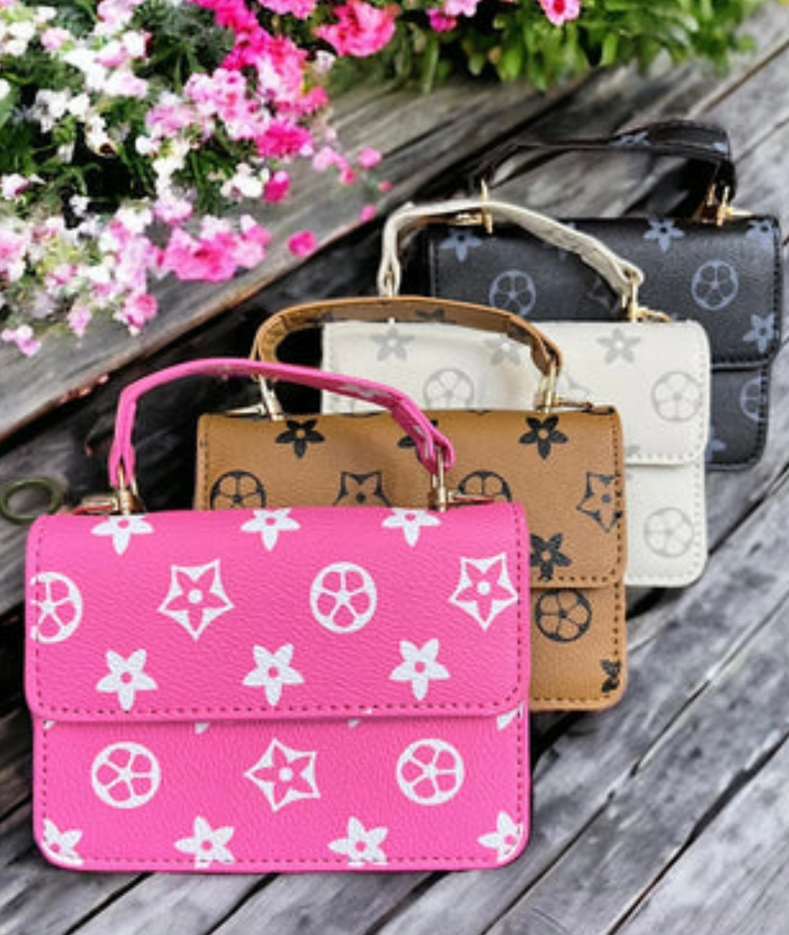 Pink Mini Purse With Chain