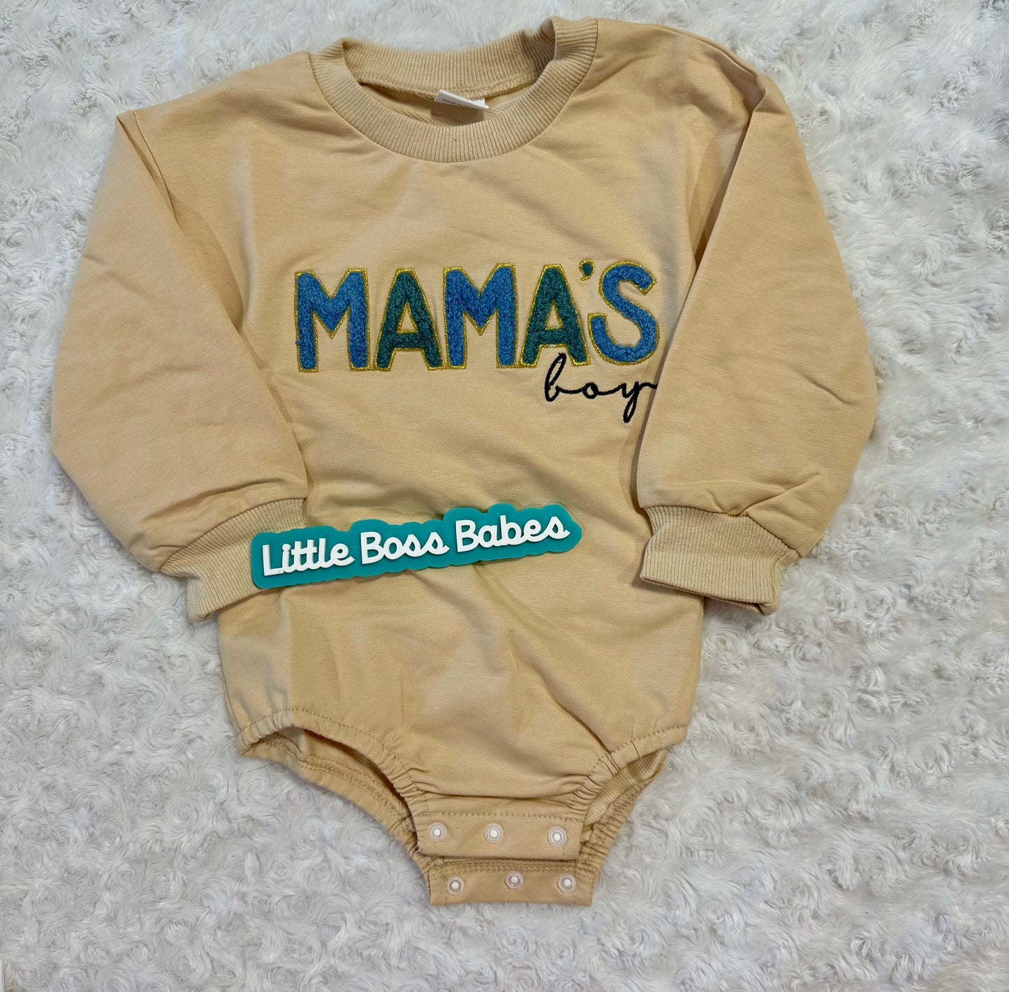 Mama’s Boy Chenille Romper