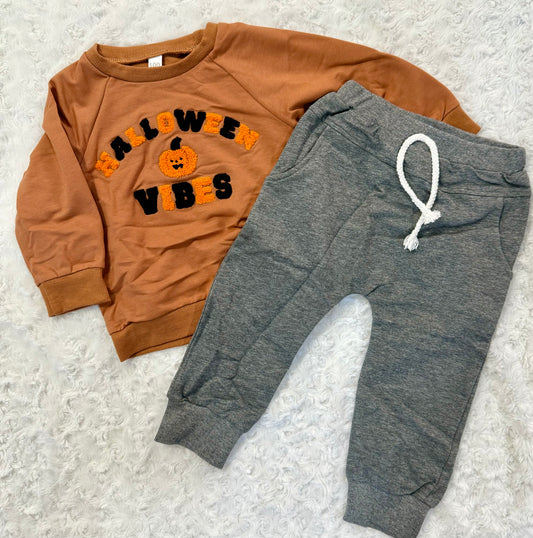 Halloween Vibes Jogger Set