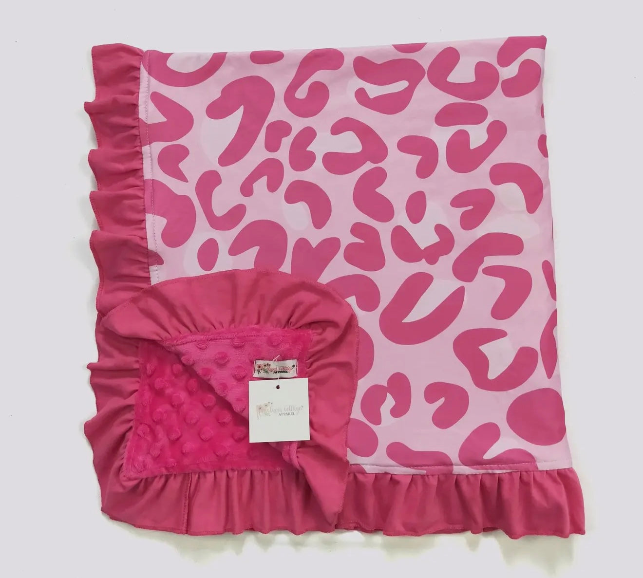 Pink Leopard Blanket