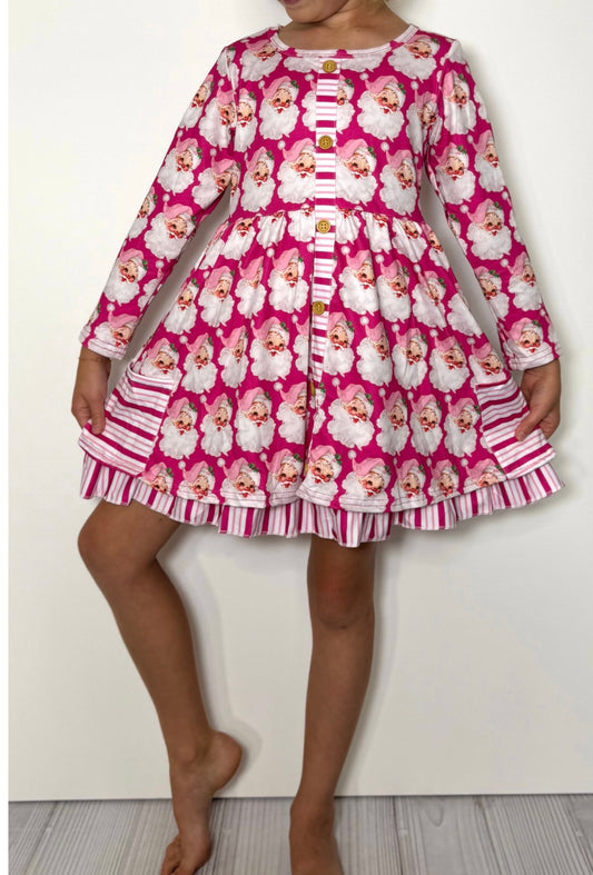 Pink Santa Dress
