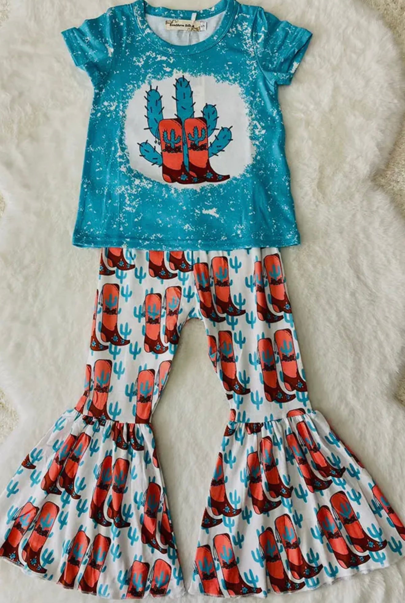 Turquoise Boot Bell Set