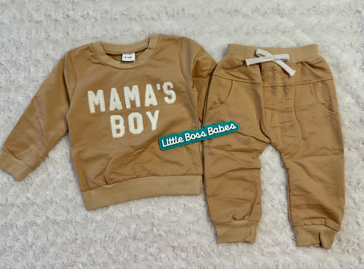 Mama’s Boy Neutral Jogger Set