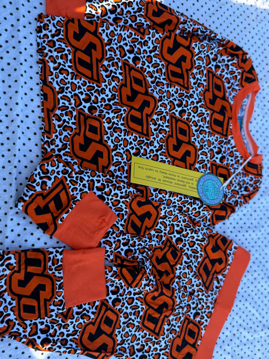 OSU Cheetah Bamboo Pj Set