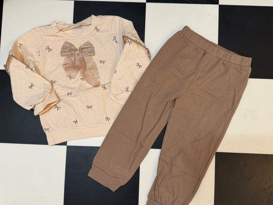 Mocha Bow Set
