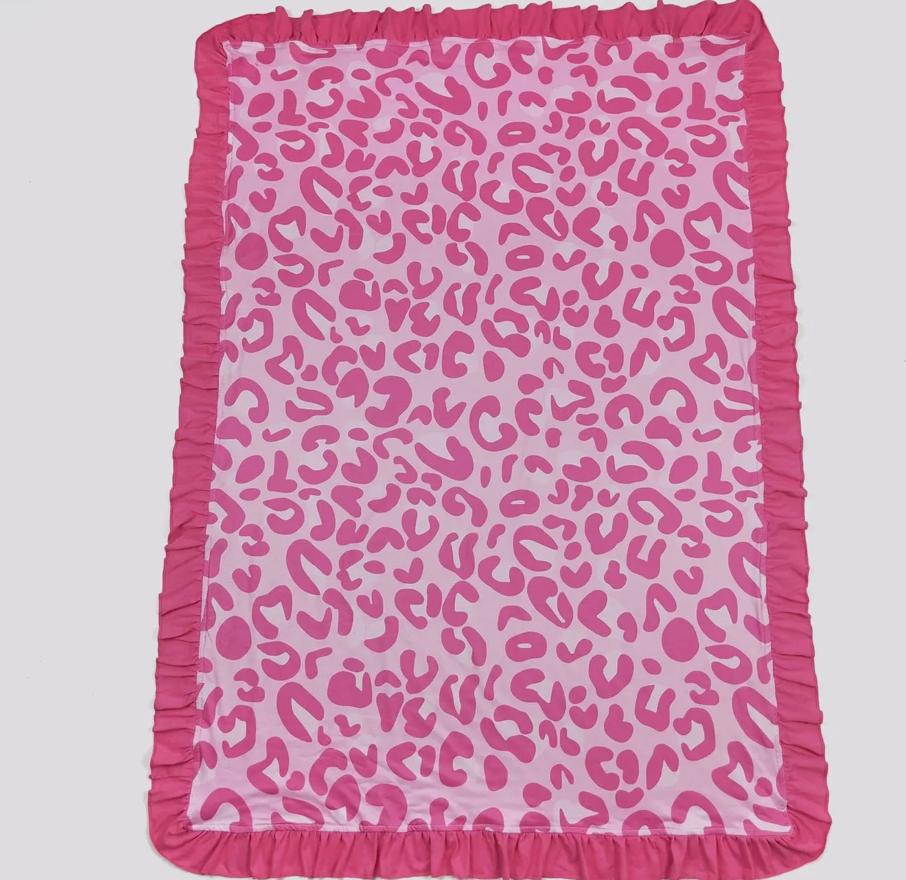 Pink Leopard Blanket