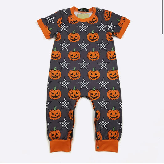 Starry Pumpkin Romper