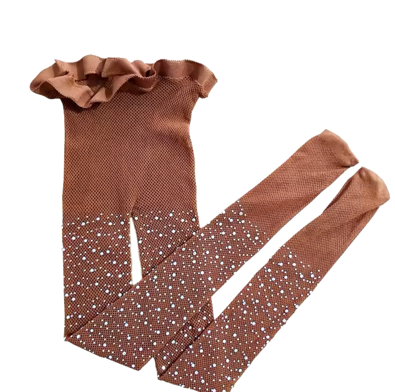 Brown Bling Tights