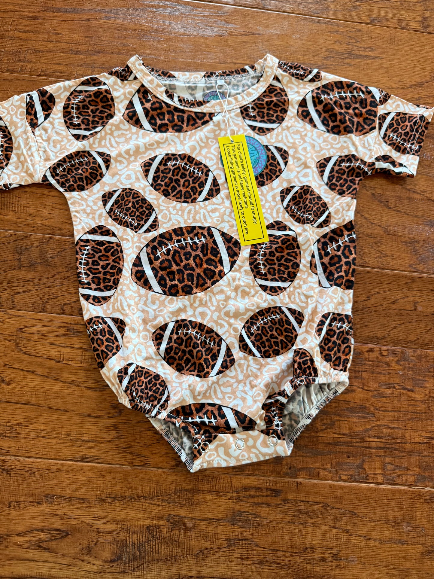 Leopard Football Bamboo Bubble