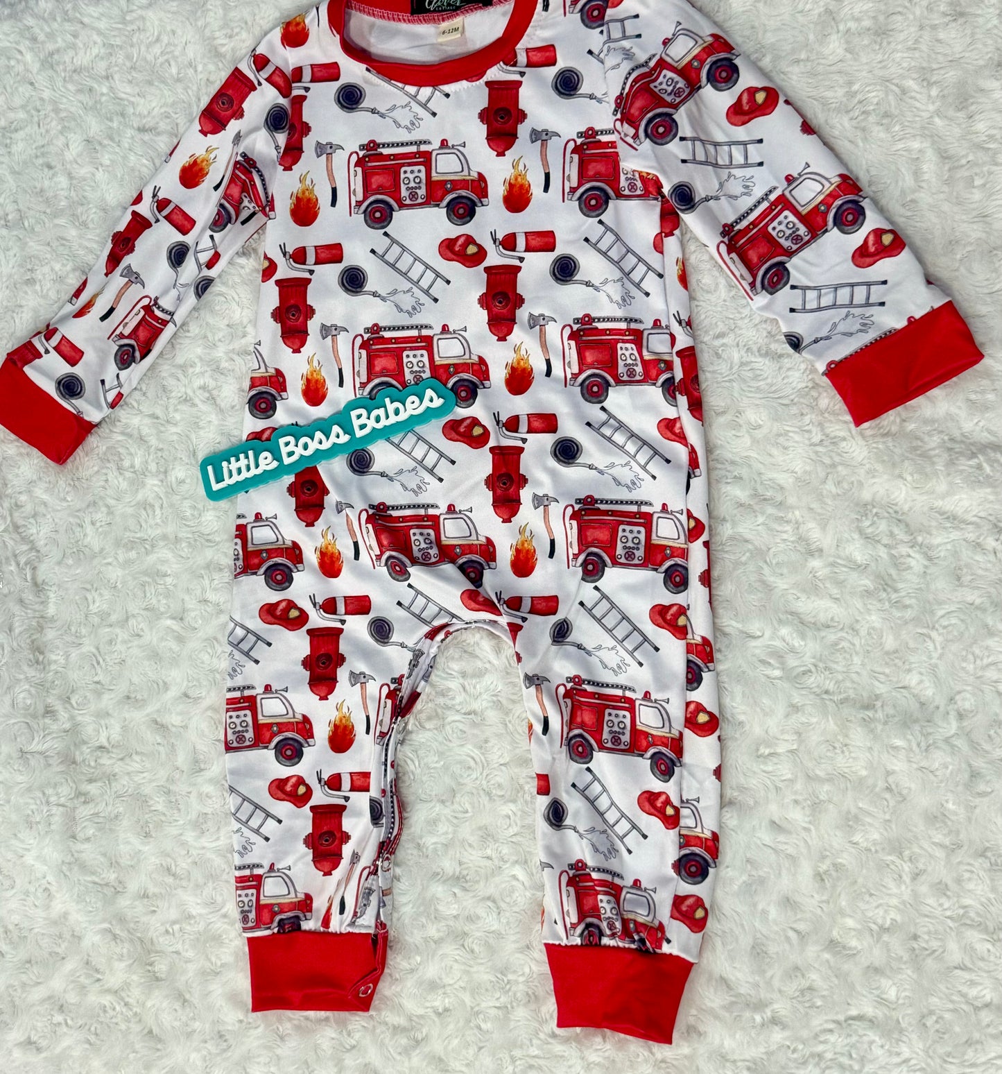 Fire Truck Romper