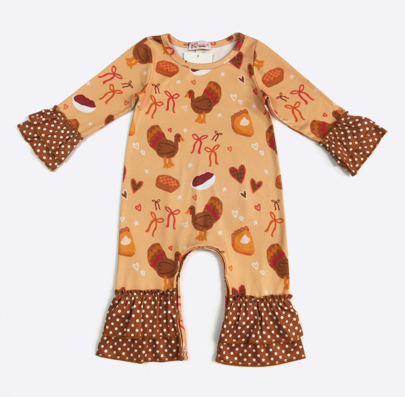 Turkey Ruffle Romper