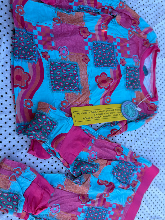 Flower Power Patchwork Bamboo Pj Set