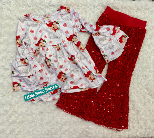 Sequin Santa Set