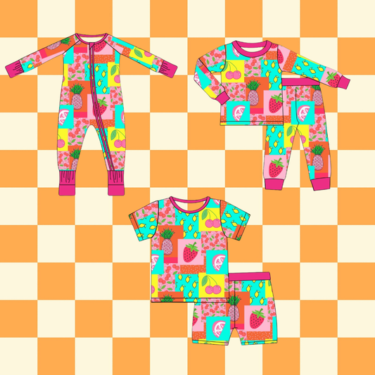 Fruity Patchwork Bamboo PRE ORDER  ETA EARLY APRIL