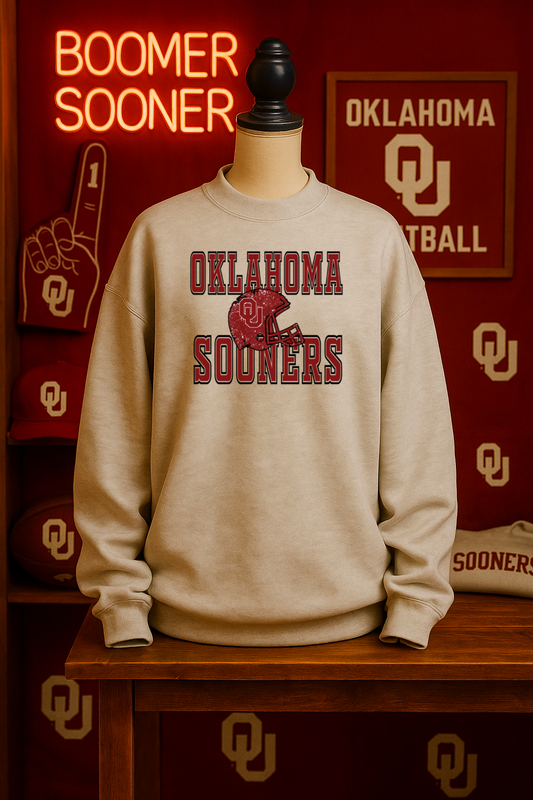 Sooner Grunge Helmet Toddler Styles