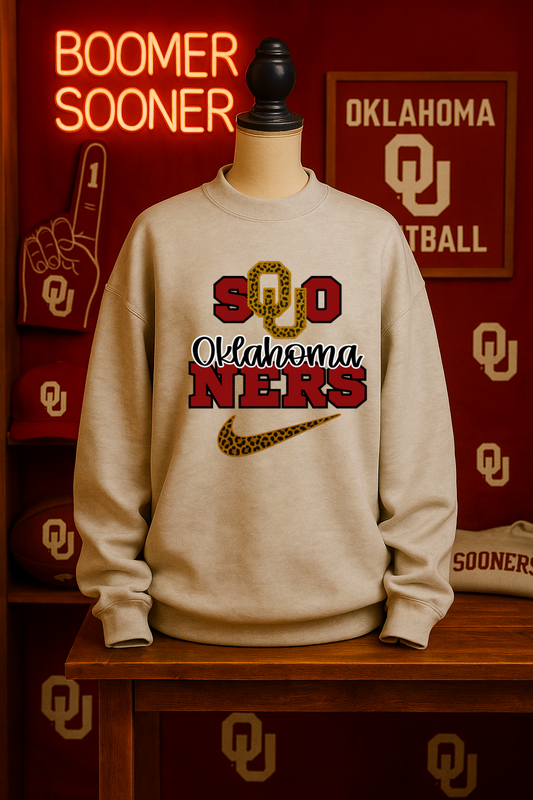 Sooner Swoosh Toddler Styles