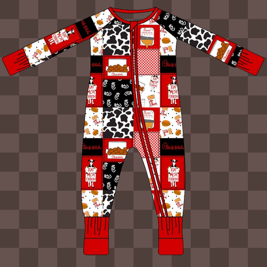 PRE ORDER Eat More Chicken Bamboo Sleeper