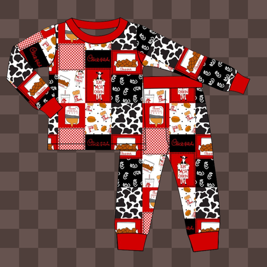 PRE ORDER Eat More Chicken Bamboo Pj Set