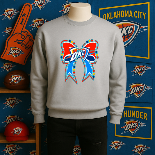 OKC Logo Bow Infant Styles