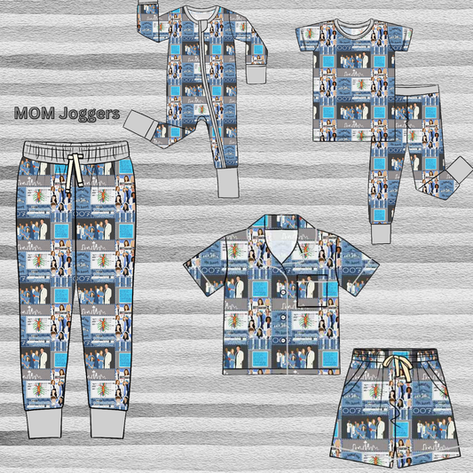 Pre Order ADULT Styles Greys Bamboo Pajama Set ETA MID APRIL