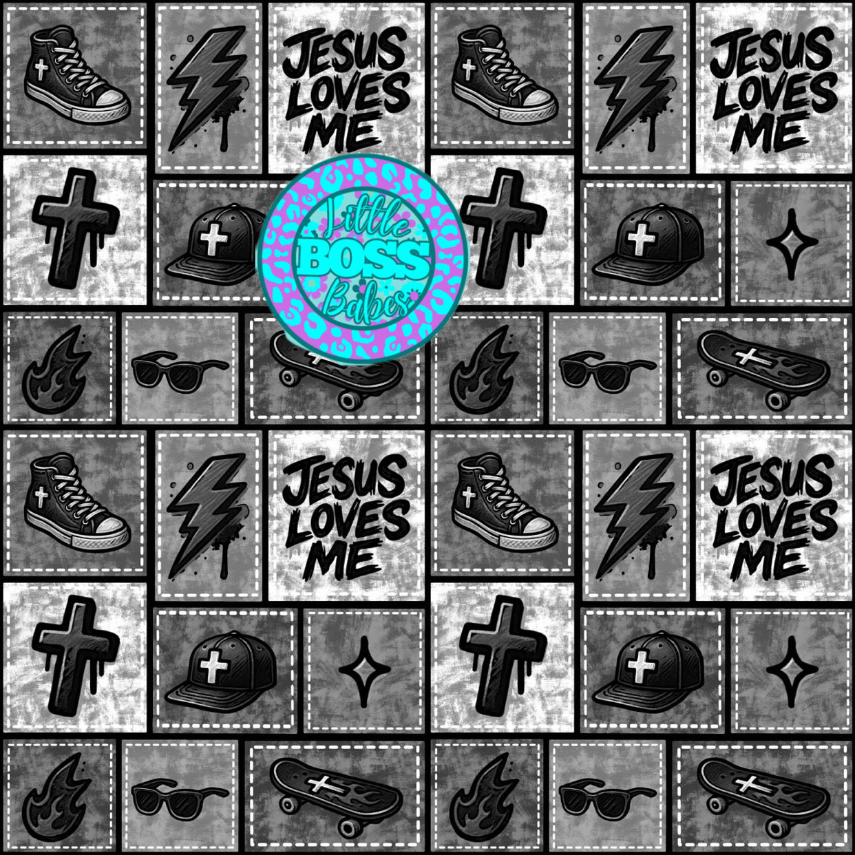 Jesus Loves Me Bamboo Sleeper