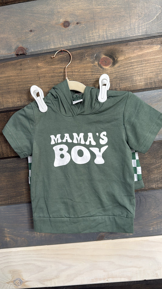 Mamas Boy Hooded Set