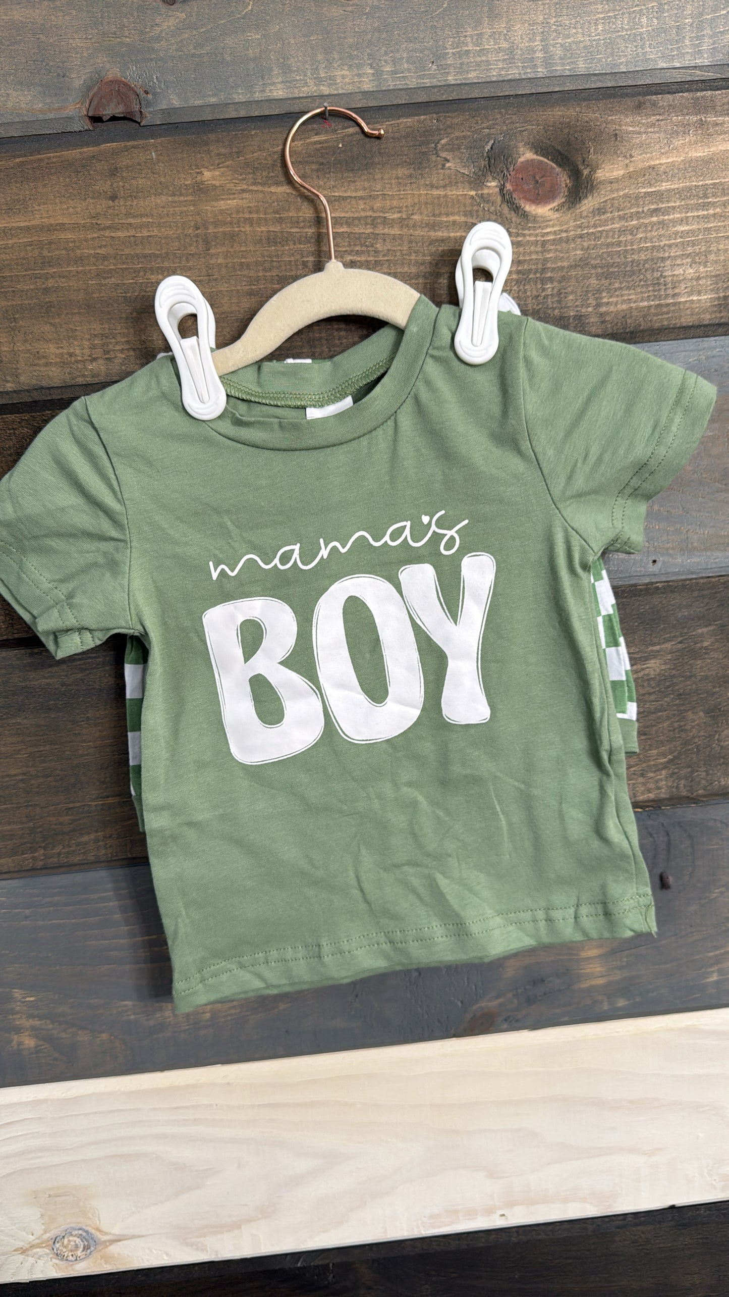 Mamas Boy Green Set