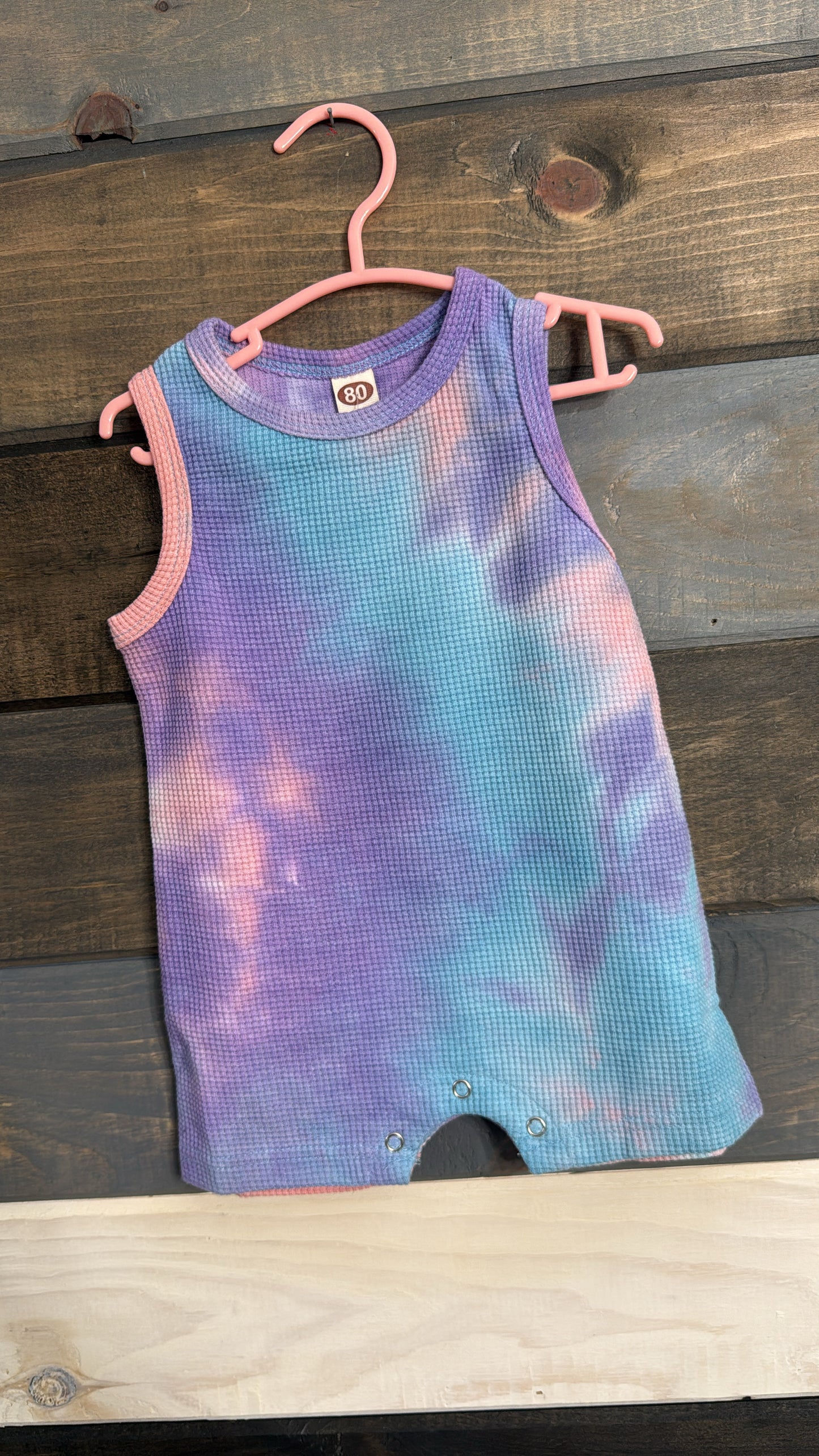 Pink Tie Dye Romper