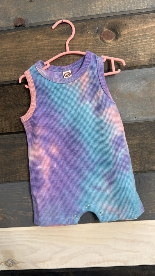 Pink Tie Dye Romper