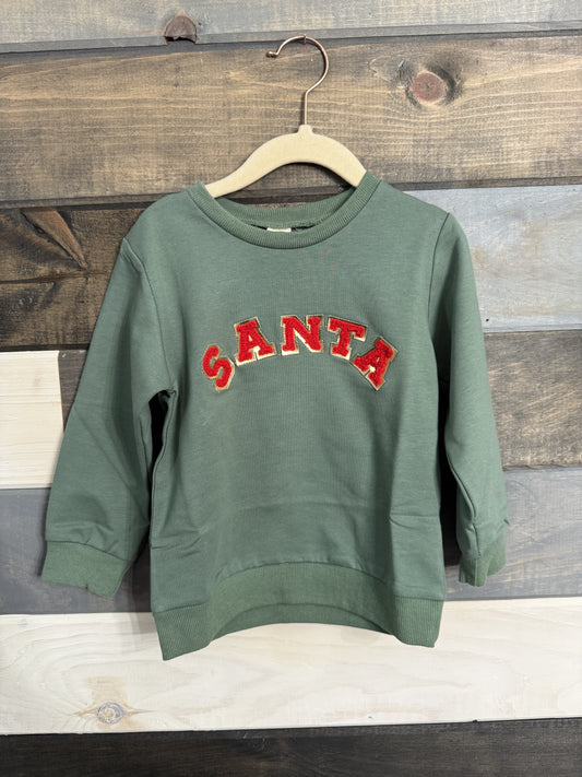 Green Santa Pullover