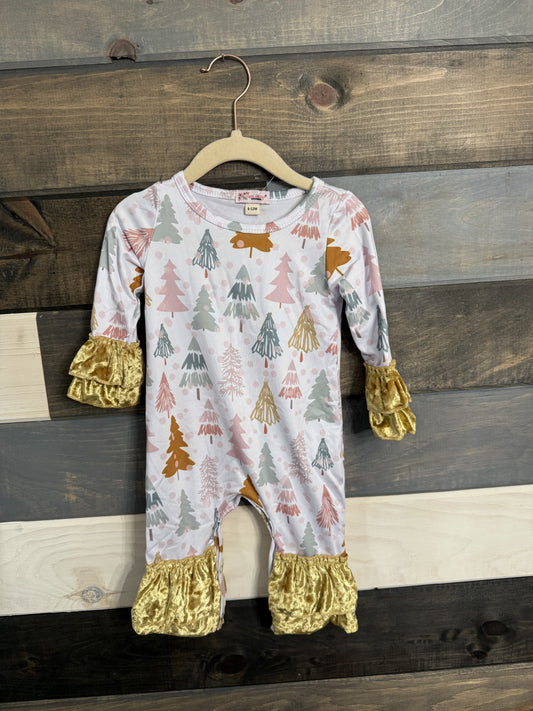 Golden Pines Romper