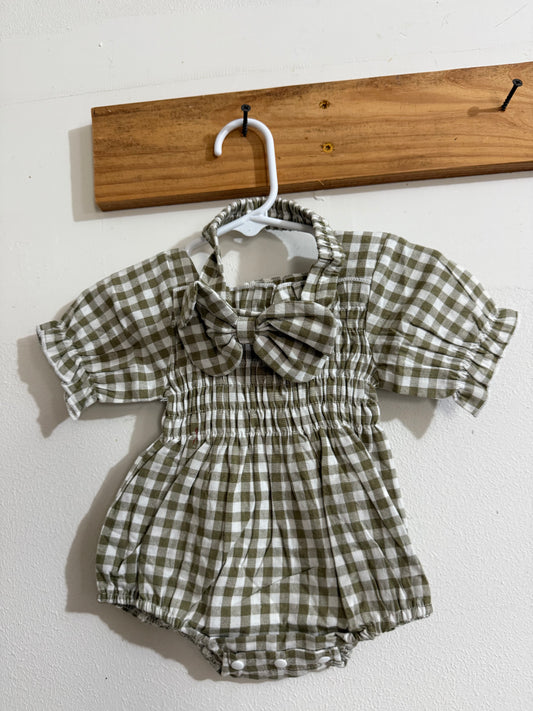 Watson Gingham Romper