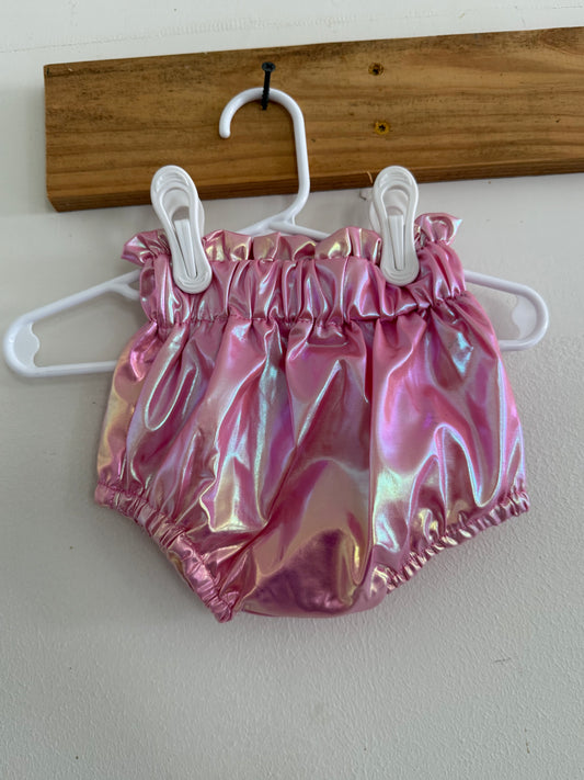 Cotton Candy Pink Metallic Bummies