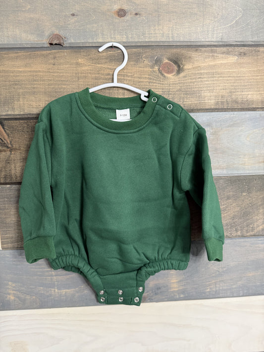 Green Cozy Crewneck Bubble