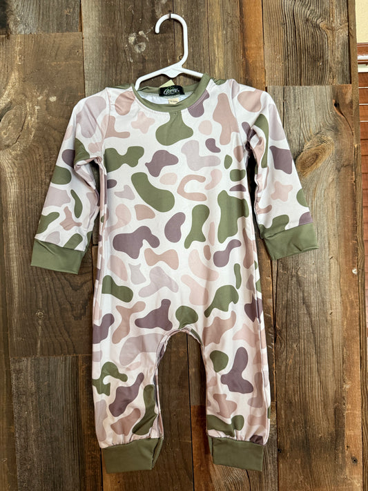 Outdoor Camo Romper