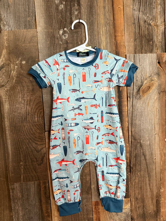 Fishing Frenzy Romper